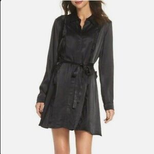 Bardot Cassia Ruffle Shirt Dress NWT (no belt) XS/4